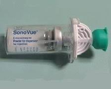 A product that, when used well, can make an echocardiogram more resolutive and avoid a CMR.
