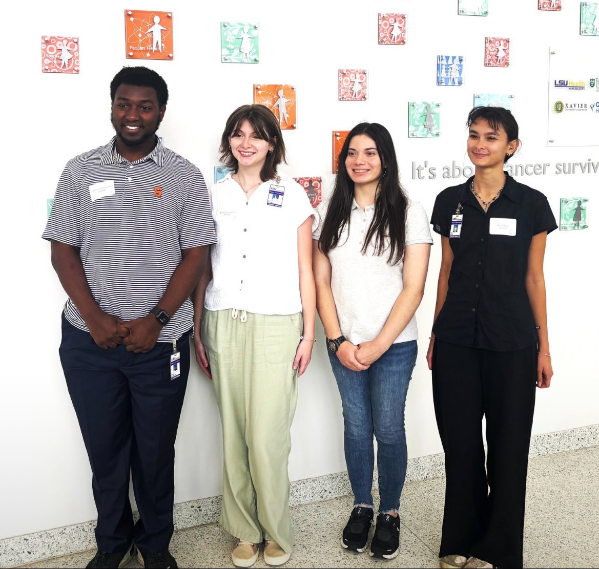 Denglab_Tulane's tweet image. 🎉 We welcome, Elinor Romaguera, to the Deng Lab this summer through the LCRC SUCRE Program! Elinor will be joining us in groundbreaking cancer research under exceptional mentorship. 🔬🧬 #SUCRE #LCRC #DengLab