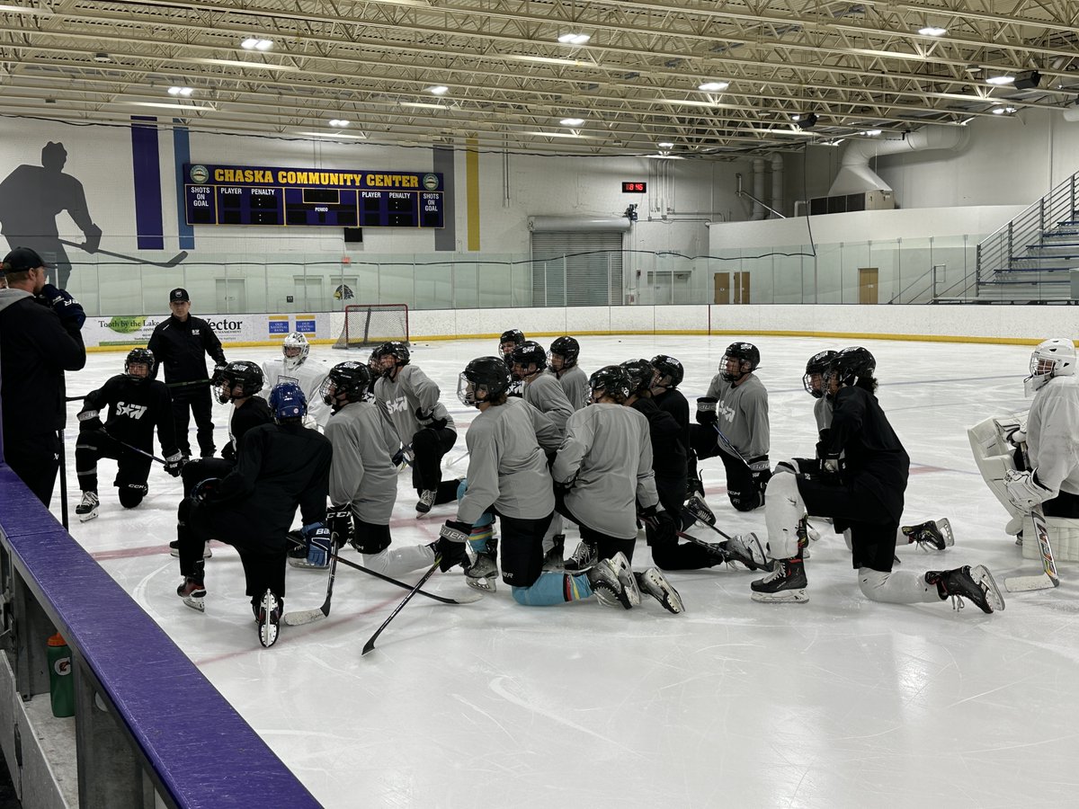 The boys are back!  Start of STPs.   #FiredUp #HockeyGrind #NewHockeyEra #LetsGoSWCRStars