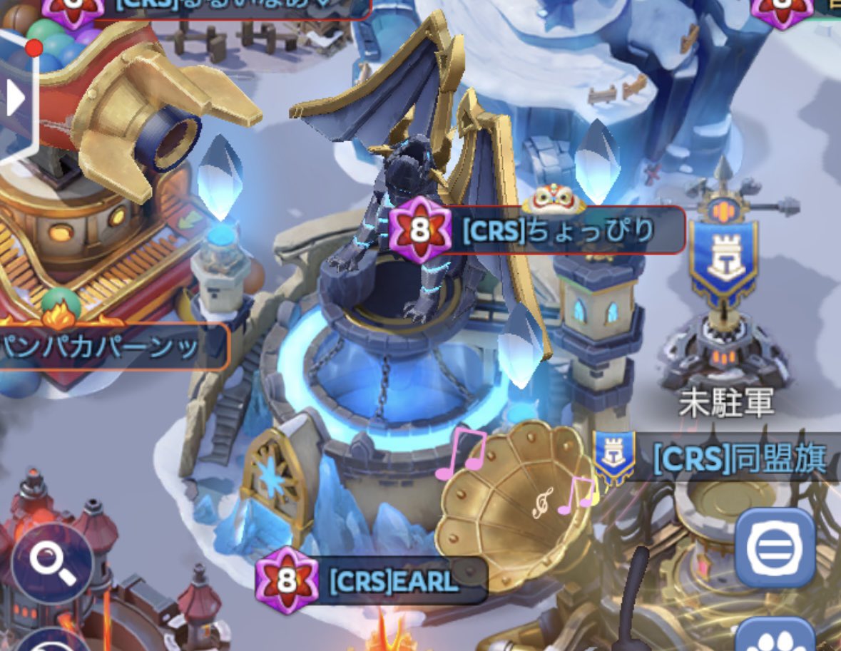 かっこよかったー！
おめでとうございます🎊✨👑
お城のミニ霜竜がかわいい🐉！

今回は同盟での参戦で、なんとサブも参戦✊
狩りと採集と治療ぽちぽちで忙しなかったけど楽しかった〜🐶
上級移転貯めておいたら狩場移動できてよさそうです◎
ようやくぽちぽち腱鞘炎の痛み癒えてきました🫠