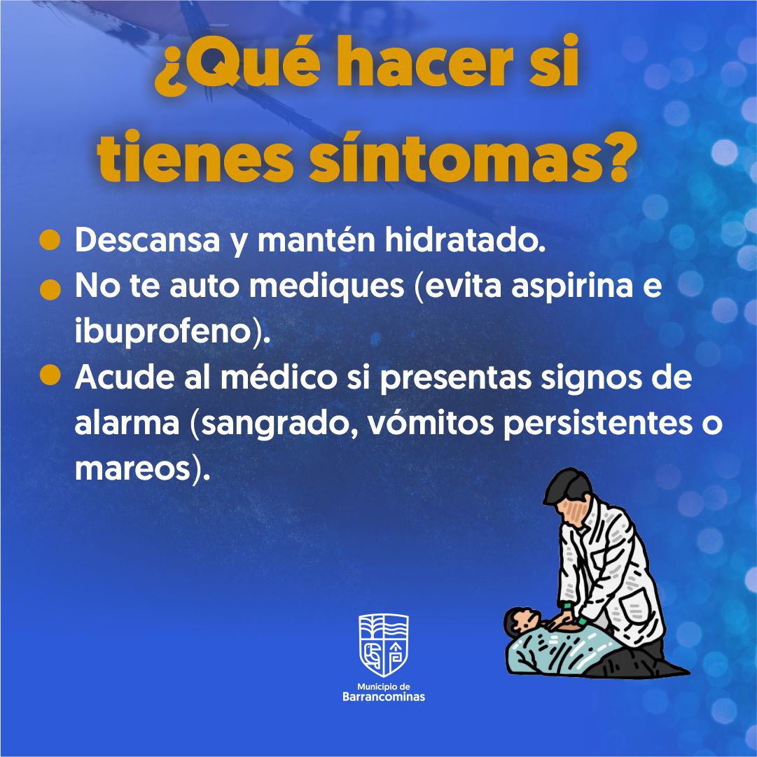 AlBarrancominas's tweet photo. 🦟 Si ves agüita estancada, no pienses en echarte un chapuzón…
💀¡Estás criando al asesino más pequeño del barrio!

🔥 No le des posada al zancudo.
Tapa, limpia y elimina los criaderos.
O prepárate para una cita con el suero en la vena.

#SeguimosAvanzando
#Salud https://t.co/aw9DXnDezn