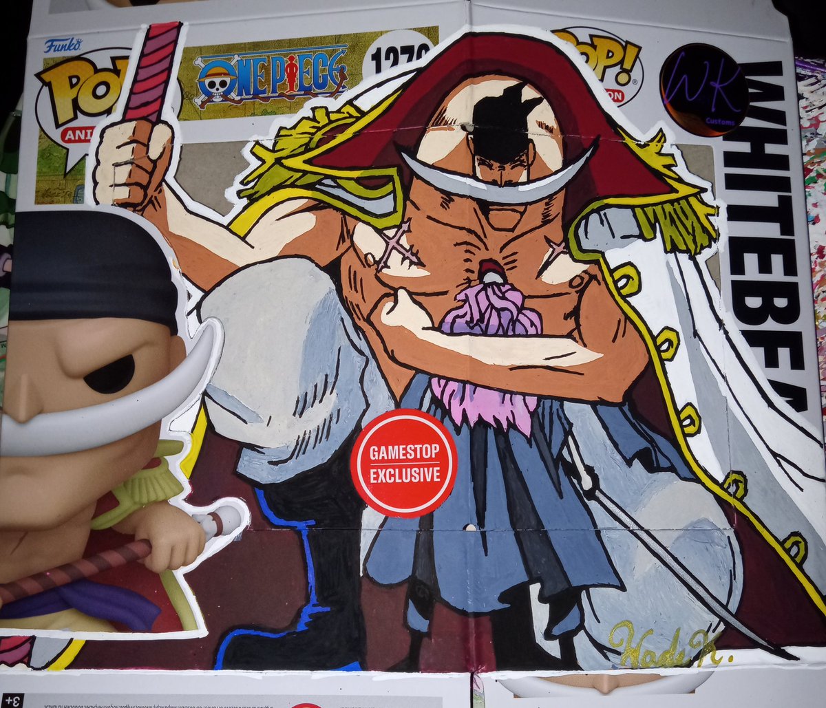 WadeKillsonYT's tweet photo. Where's my #ONEPIECE fans? #WadeKCustoms #WhiteBeard #FunkoFam #Funko #FunkoPOP https://t.co/9AQdvF9Myw