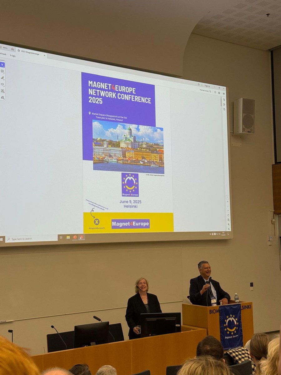 FNInfermieri's tweet photo. #FNOPI with #CERSI and @UniGenova at Magnet 4 Europe Network Conference #Helsinki. 
Innovation &amp; best practice models on show.  
Next Conference will take place in Spring 2026 in Berlin!
#Magnet4Europe25 https://t.co/0fMxutCONu