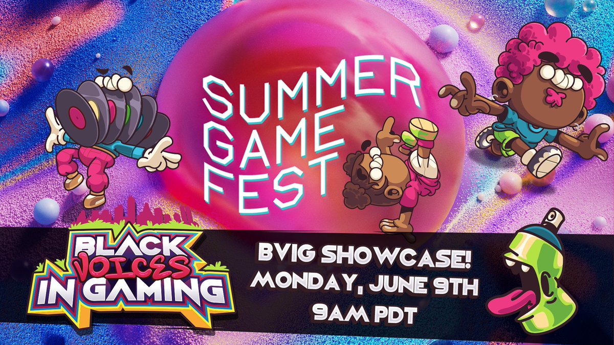 Justin Woodward (@icjman) on Twitter photo In less than 40 mins we will be streaming the latest @BVIGAMING event that is apart of the <a href="/summergamefest/">Summer Game Fest</a> Don’t miss out and catch the show via the links below! ⬇️
📺 youtube.com/@blackvoicesin…
🎮 twitch.tv/mediaindieexch… In less than 40 mins we will be streaming the latest @BVIGAMING event that is apart of the <a href="/summergamefest/">Summer Game Fest</a> Don’t miss out and catch the show via the links below! ⬇️
📺 youtube.com/@blackvoicesin…
🎮 twitch.tv/mediaindieexch…