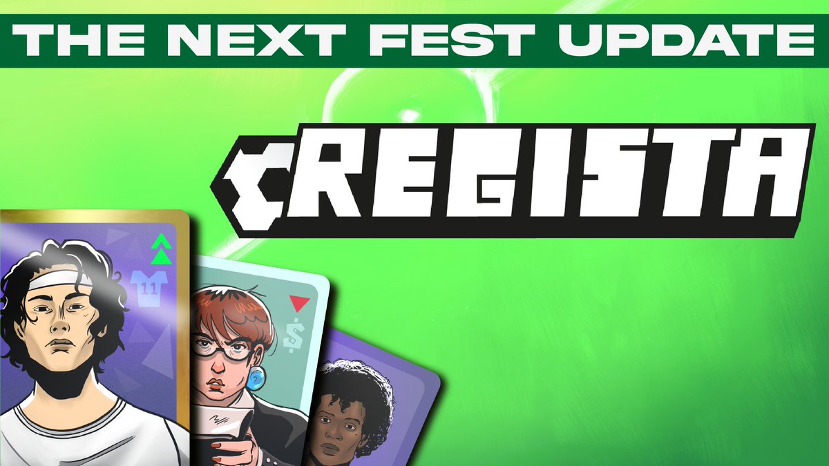 Regista Next Fest Update!

🧠 NEW Morale System: Your players' morale now impacts their performance! 
📋 NEW Preset Tactics: Master your offensive &amp; defensive playstyles. 
✨ Plus new content, SFX, mini-games &amp; more available in the FREE demo!

Link below 👇👇👇