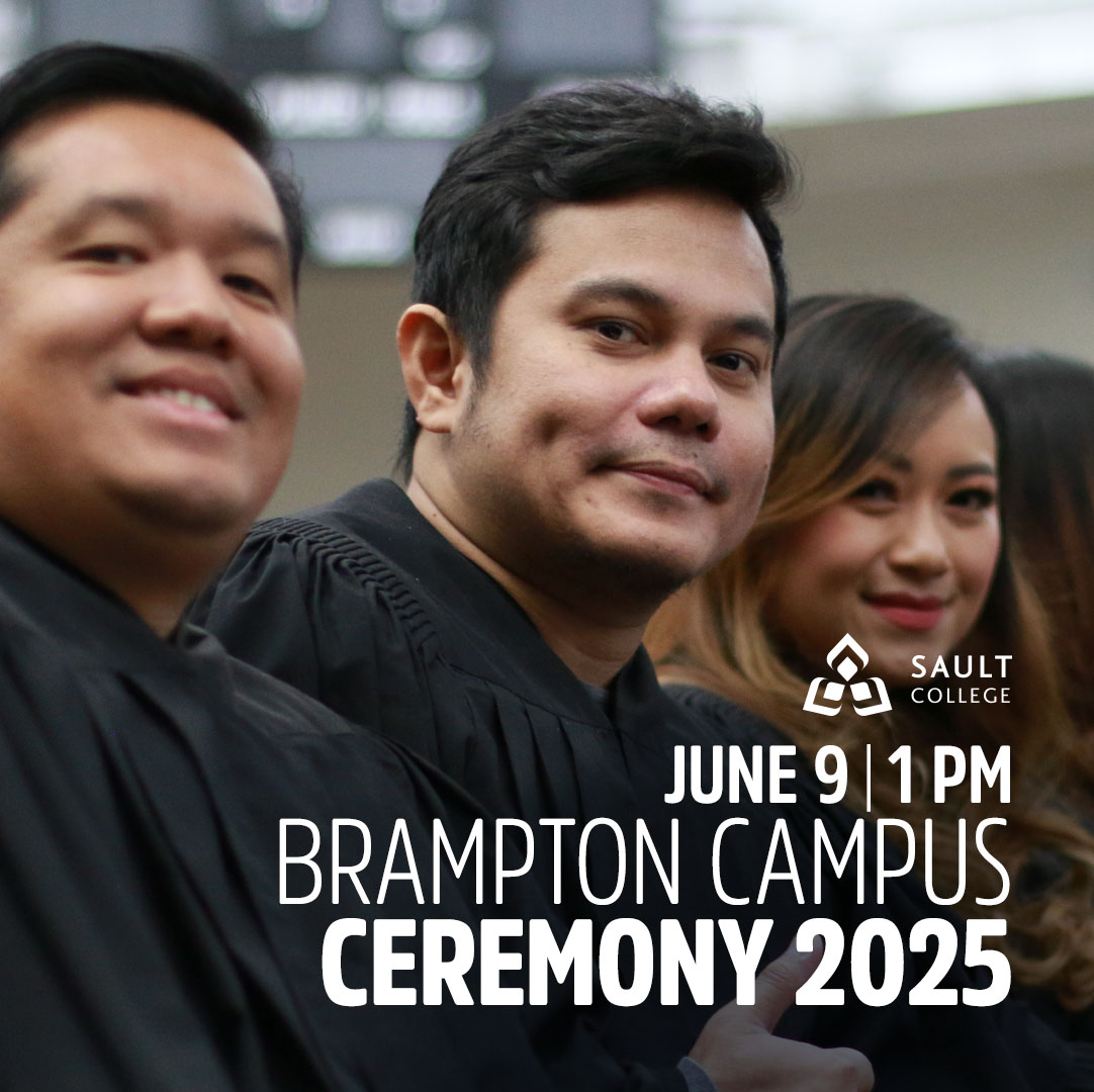 saultcollegeint's tweet photo. 🎓 Let’s celebrate! Watch the Brampton Campus 2025 Spring Convocation Ceremony livestream at 1 pm at https://t.co/7k3ZSK9Och

Congratulations to all our Brampton grads—we’re so proud of you! 🎉 https://t.co/ZzrmraIbI4
