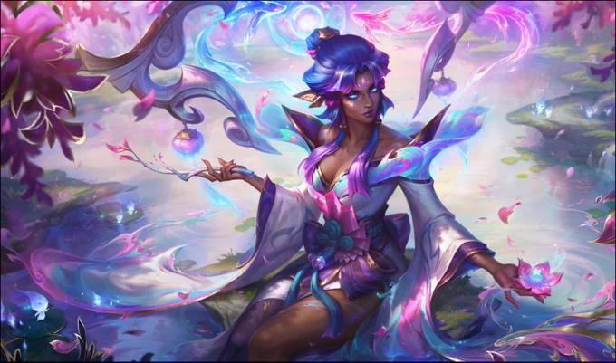 The First Spirit, eternal protector of her children... and the Bitter Heart, who walks her own path. Spirit Blossom Karma and Akali are on PBE June 10th and available soon