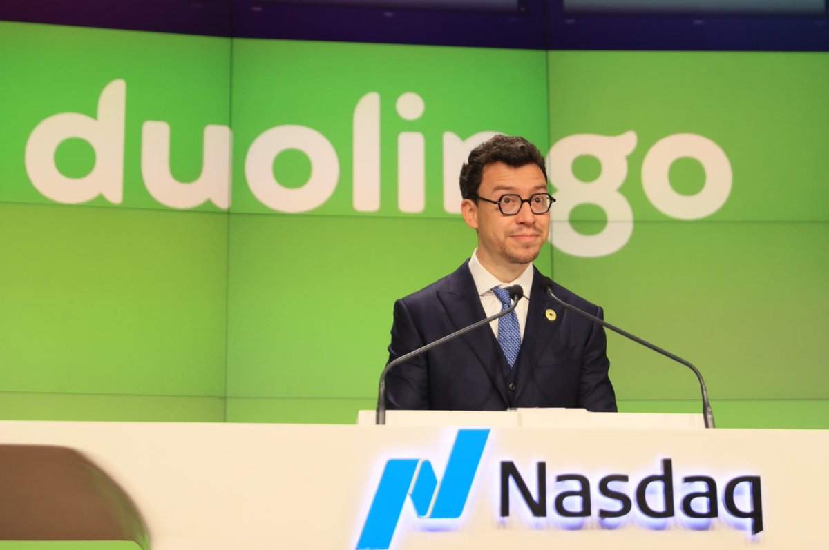 I went long $AMD at $4.2 and $TSLA at $13.

Next I went long $PLTR at $7, $SPOT at $97.50 and $HIMS at $15.

$DUOL is my next big bet.

I believe $DUOL is positioned to take over the entire $10T global education market 🧵