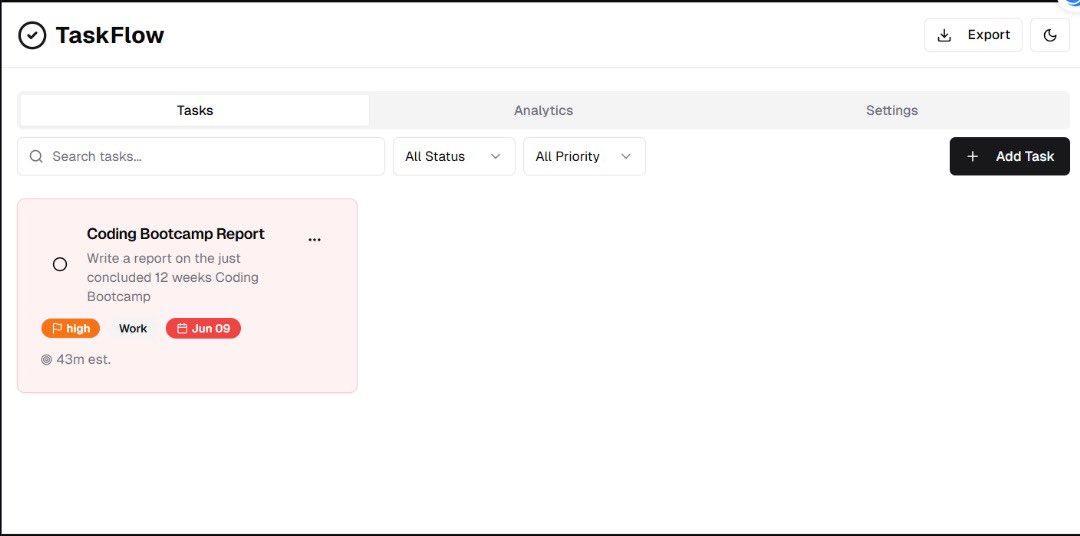 AmRenatech's tweet photo. I just completed Day 11 of the #ALX_AIDEV challenge!

I built a Task Management System using AI-generated project requirements.

Thanks @alx_africa, @kalibetre, and @jbarbier for this opportunity to grow! 🚀 https://t.co/pPSqGOvOEp
