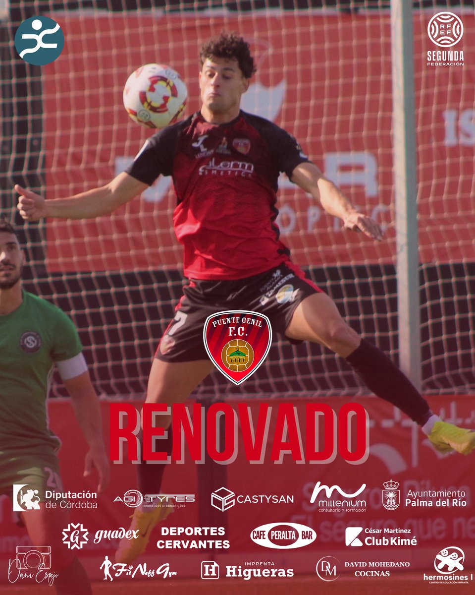 ⚽️❤️🖤 Fútbol | ¡ <a href="/zacarizo/">Ignacio</a> jugará en #SegundaFederación con el <a href="/SalermPG/">Salerm Puente Genil F.C.</a> !

🤩 El delantero palmeño renueva un año más con el equipo pontano, para vestir su elástica en la cuarta máxima categoría del fútbol español

#palmadeporte