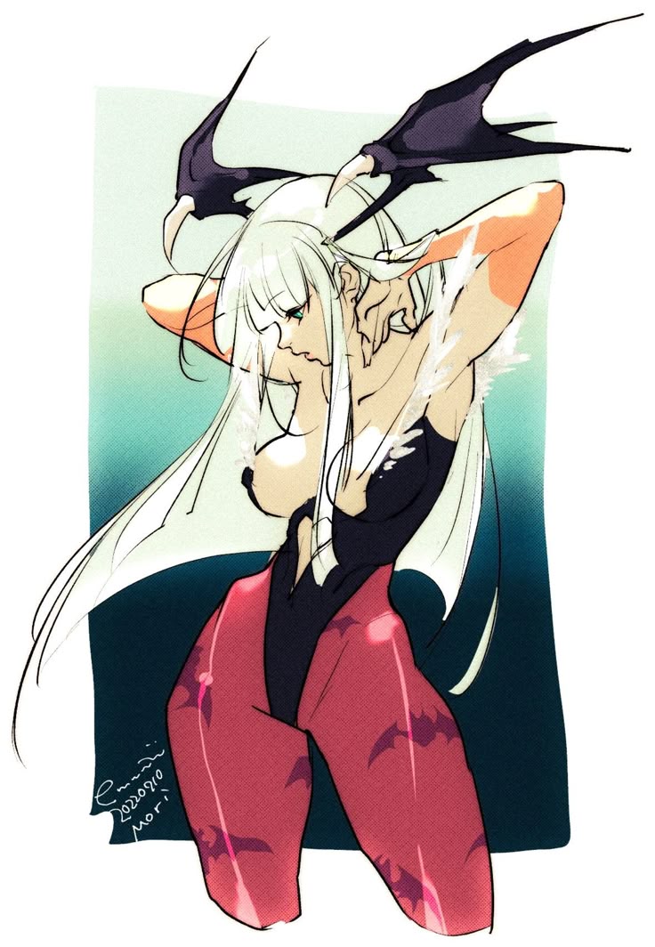 The gorgeous Morrigan!
Art by the epic <a href="/u_emmm/">U : emmm</a>