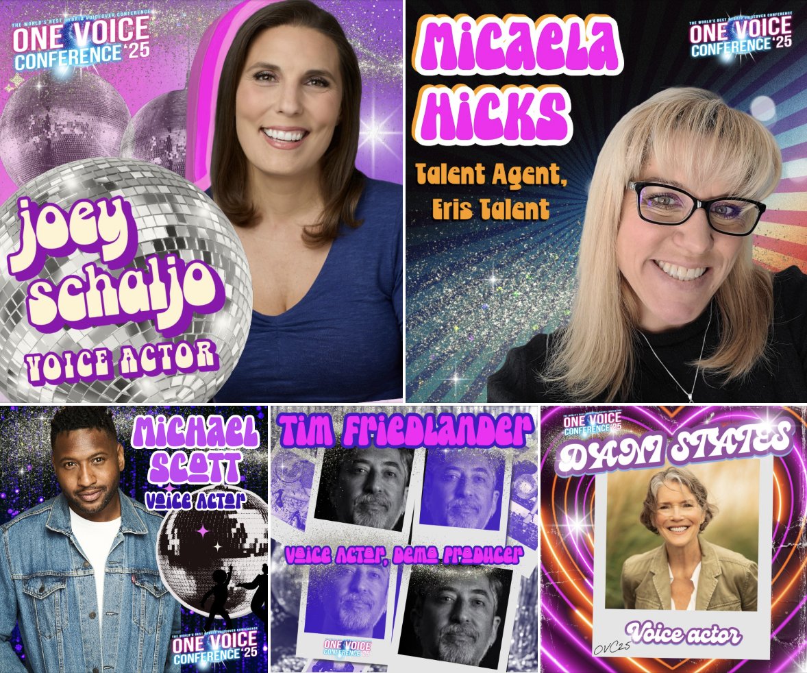 What do The Walking Dead, the WNBA’s Washington Mystics, NAVA, top talent agents, and VO business brains like VOICEOVERVIEW have in common?

They’re all part of our OVC USA lineup. 🎙️🇺🇸

Tickets available NOW: onevoiceconference.com/one-voice-conf…

#oncevoice #ovc2025 #ovc25