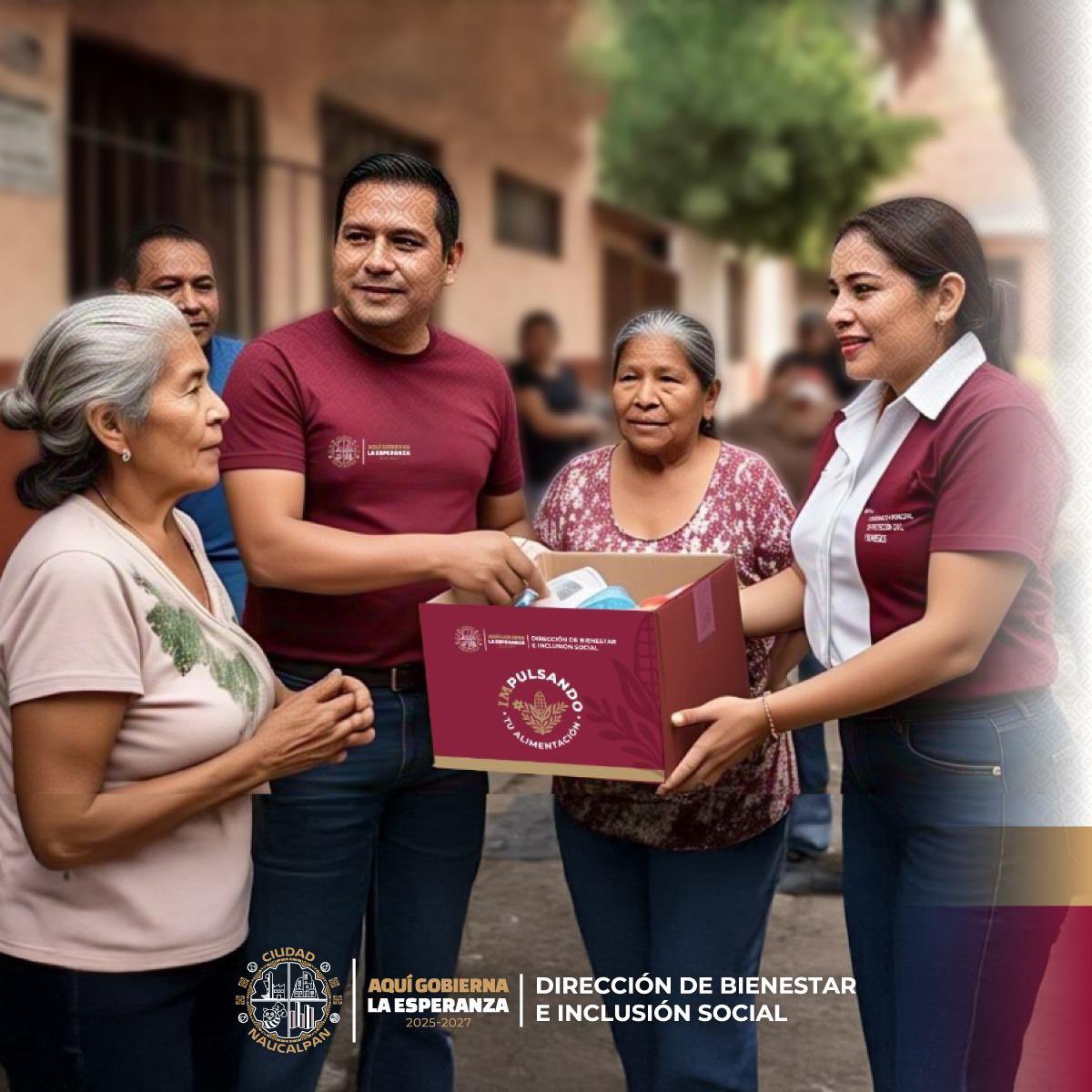 GobNau's tweet photo. 🤝El Gobierno de Naucalpan pone en marcha la campaña #Impulsando, con acciones que llevan bienestar directo a tu hogar.
📌 Programas enfocados en:
🌾 Alimentación
👩🦳 Mujeres naucalpenses
📚 Educación
🧑🎓 Juventud
🤝 Comunidad https://t.co/UNbSFQlBzw