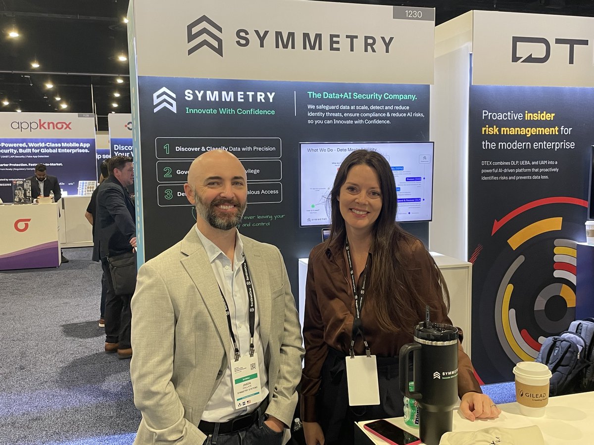 The exhibit floor is now OPEN! We're here and ready to connect with you at National Harbor!
Swing by Booth #1230 at the GartnerSecurity &amp; Risk Management Summit - we'll be here Monday through Wednesday! 

Follow Symmetry for more updates:
hubs.ly/Q03rh72j0