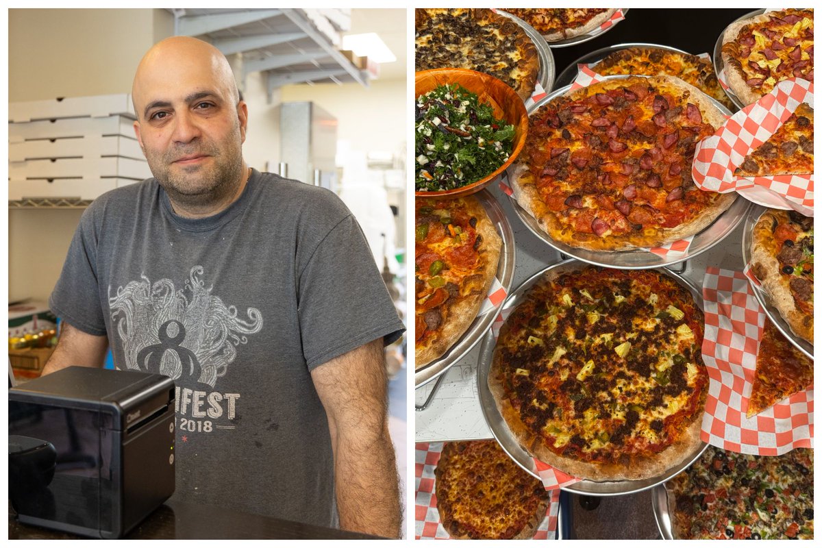 BlockClubCHI's tweet photo. A Pizza Pie is now open inUptown from the owner of the award-winning Ragadan Restaurant. 

The pizzeria’s signature pies are thicker than tavern-style and priced under $20. https://t.co/OSqnk1xPX1 https://t.co/nwo7ISFUsD