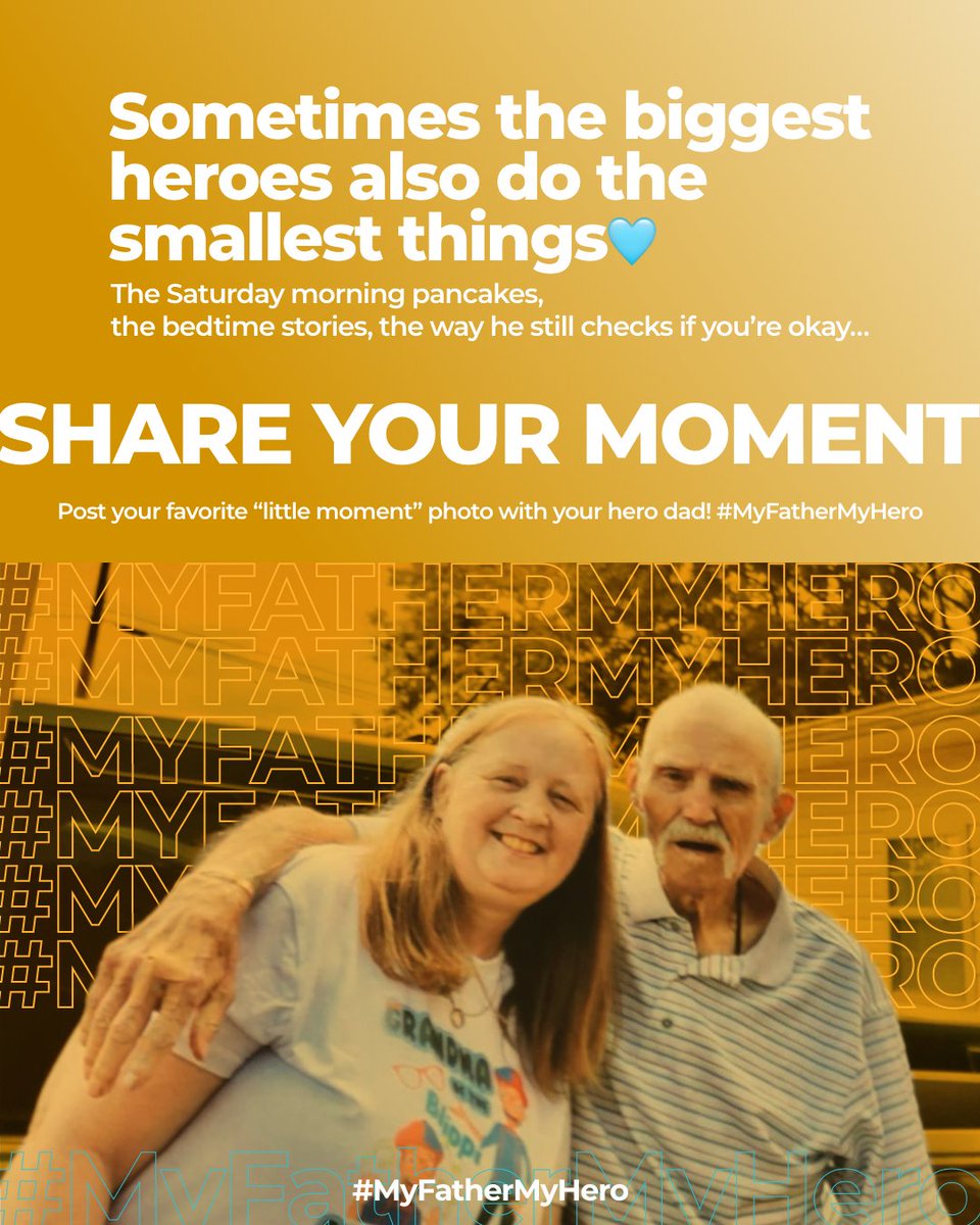 proverbs_226's tweet photo. Sometimes the biggest heroes do the smallest things 
Like Saturday pancakes, bedtime stories, or just checking in with a “you okay?”
Share your favorite little moment with your dad
Tag us @proverbs226 and use #MyFatherMyHero
Let’s fill the feed with stories that matter. https://t.co/mSvOrRmCcv