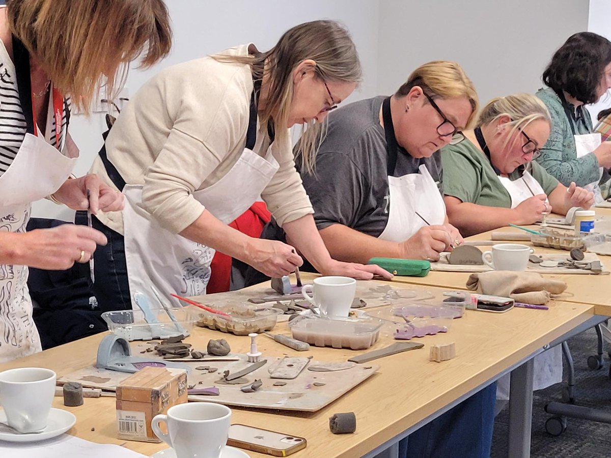 We launched our #CarersWeek programme at <a href="/QUBelfast/">Queen's University Belfast 🎓</a> by getting creative and hosting a Pottery session from Preaching House Pottery for some of our <a href="/QUBstaff/">Queen's Staff</a>  who are Carers. Check out their amazing creations below.  #carersweek2025