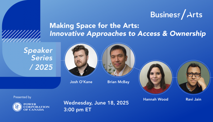 RSVP today for the next <a href="/BusinessftArts/">Business / Arts</a> Speaker Series: Making Space for the Arts – Innovative Approaches to Access and Ownership on June 18th!

tinyurl.com/bfta25