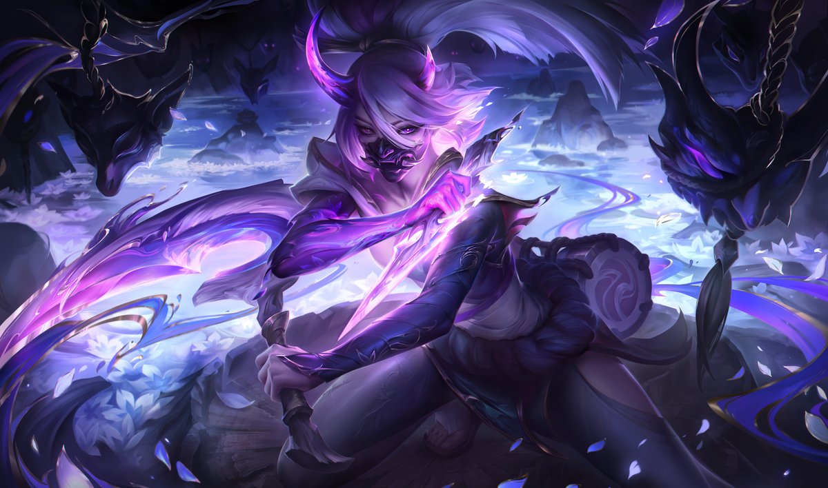 The First Spirit, eterna protetora dos seus filhos... e a Bitter Heart, que percorre o seu próprio caminho. Spirit Blossom Karma e Akali já estão no PBE e estarão disponíveis em breve 🌸