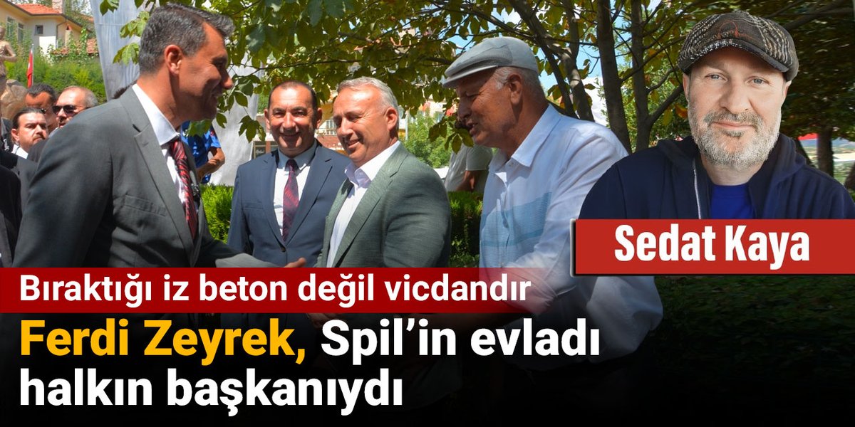 Halk TV (@halktvcomtr) on Twitter photo (<a href="/SEDATKAYA_1/">SEDAT KAYA</a>) yazdı.
Ferdi Zeyrek Spil'in evladı halkın başkanıydı.
Bıraktığı iz beton değil vicdandır
halktv.com.tr/makale/ferdi-z… (<a href="/SEDATKAYA_1/">SEDAT KAYA</a>) yazdı.
Ferdi Zeyrek Spil'in evladı halkın başkanıydı.
Bıraktığı iz beton değil vicdandır
halktv.com.tr/makale/ferdi-z…