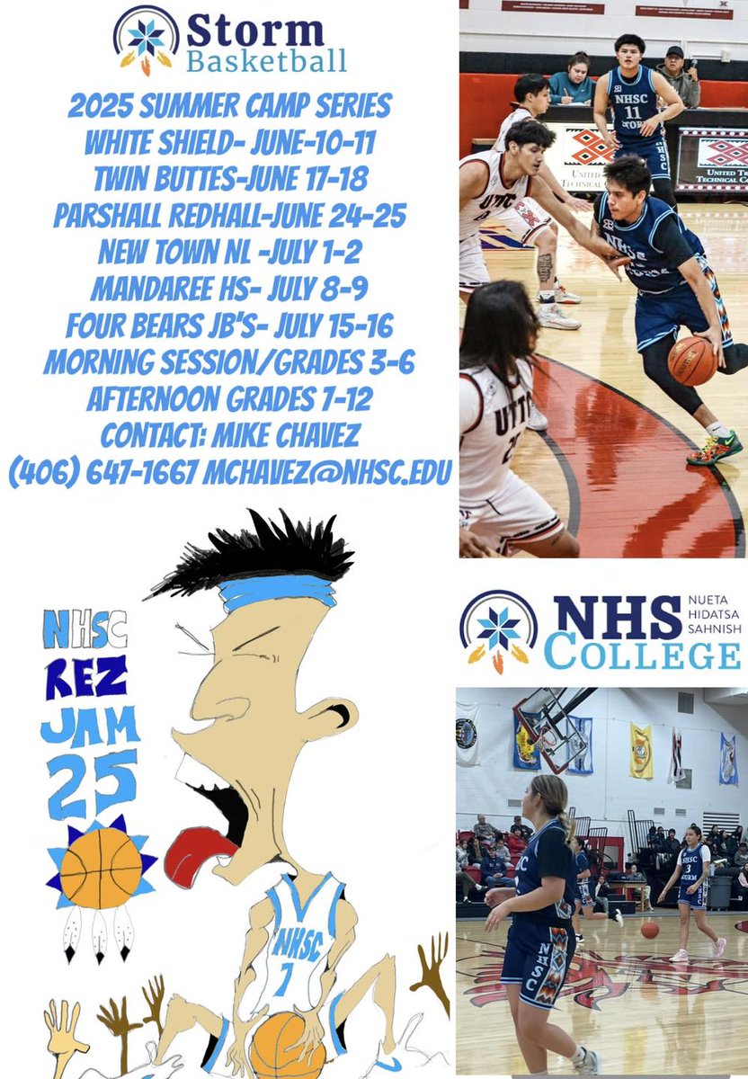NHSC Storm Summer Camp 2025 
Email: mchavez@nhsc.edu 
nhsc.edu/athletics/