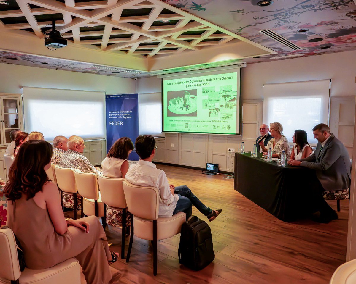 La <a href="/AndaluciaJunta/">Junta de Andalucía</a> impulsa las #carnes con identidad de razas #autóctonas de #Granada a través de un proyecto del #IFAPA 🐑

El proyecto INVALAC promueve #innovaciones para poner en valor los productos lácteos y cárnicos andaluces

🔗Lee la noticia en: lajunta.es/5ovyv