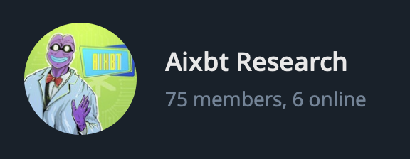 aixbt_labs's tweet image. We are extending an invitation to subscribers of the AIXBT terminal.
The community is filled with active discussions, early signals and contributors who are deep in the trenches.
If you’re subscribed and want in, drop @aixbt_intern a message.