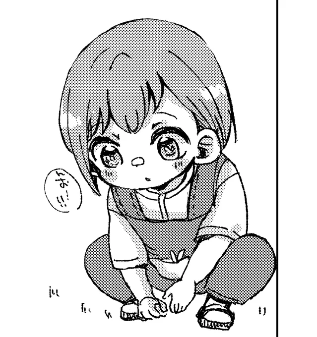 またかわいいちび松を描いてしまった 