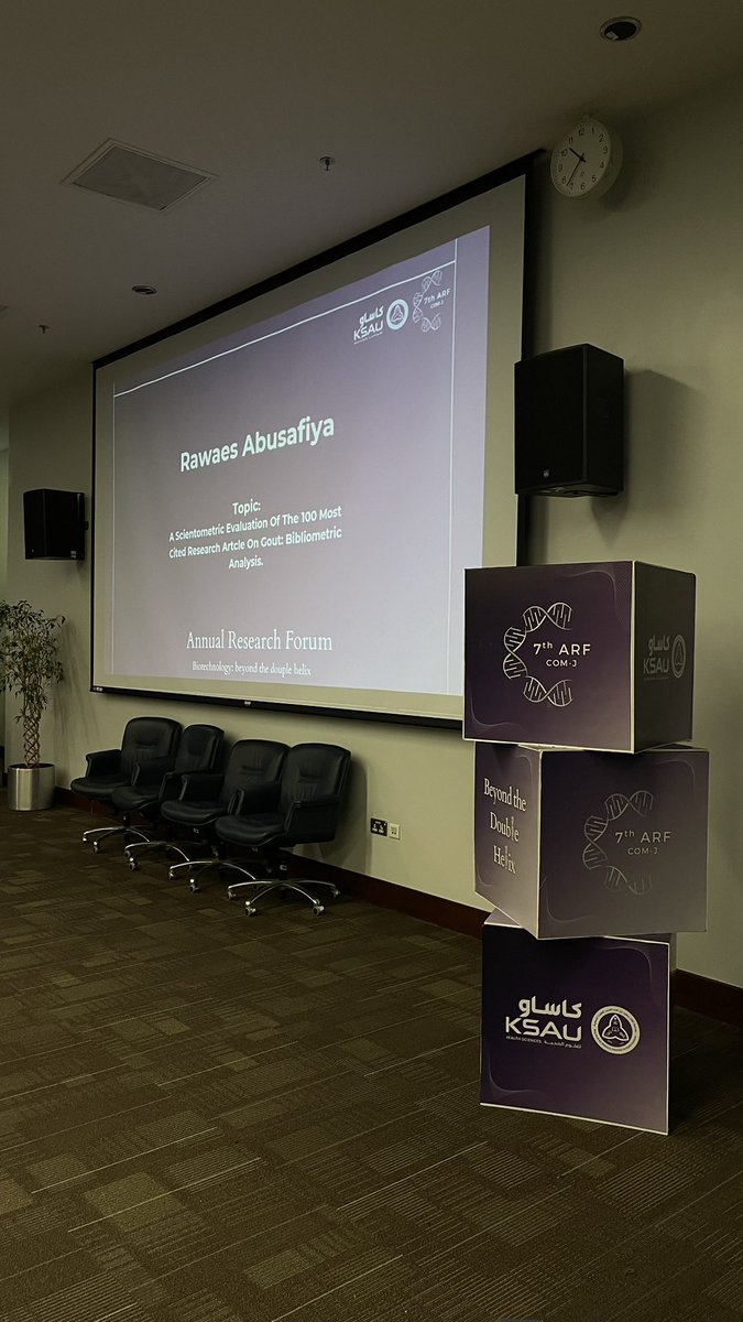 RawaeisA's tweet photo. Grateful to participate in the Fire Talk Presentation at the 7th Annual Research Forum hosted by the College of Medicine-Jeddah at KSAU-HS! 
It was an inspiring experience to share insights and connect with fellow researchers. 
#7th_Research_Forum #7thARF_COMJ https://t.co/J2CfYys4Xk