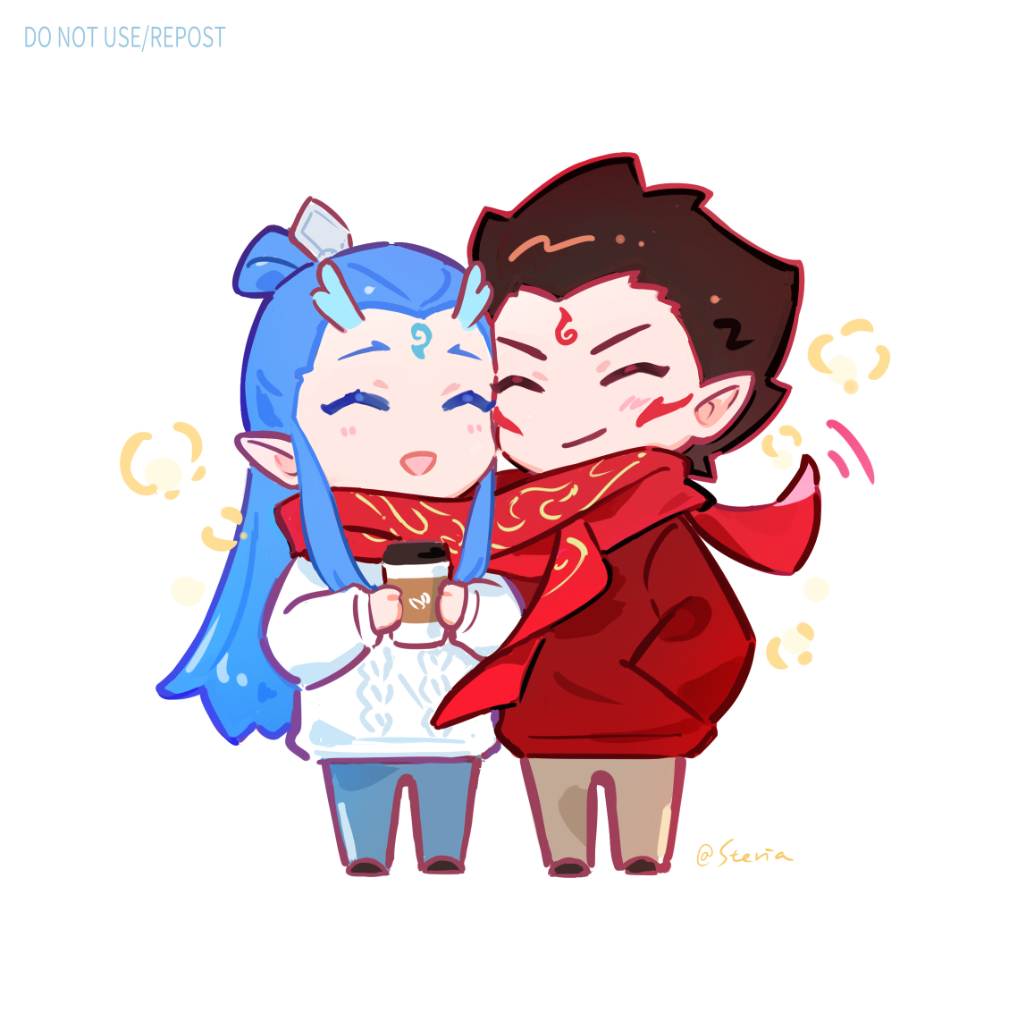 #藕饼 #Oubing
520畫的~
混天綾圍巾~