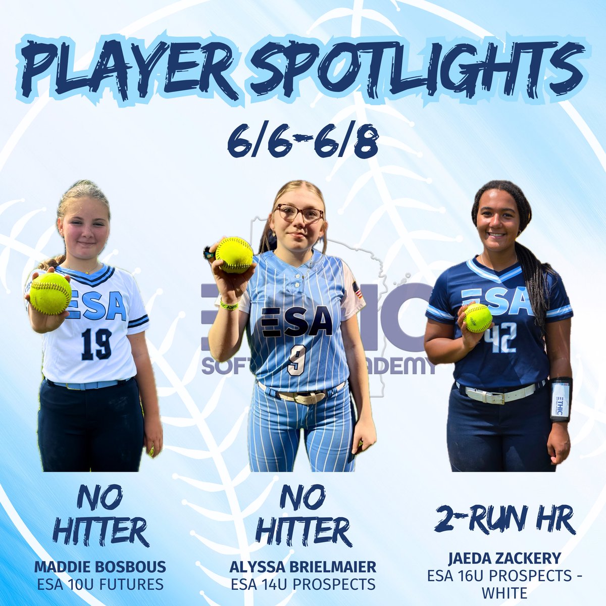 EthicAcademy's tweet photo. S/O to our ESA players for their standout performances this weekend! Keep up the hard work ladies!! 💪🔥 https://t.co/037oanogiL