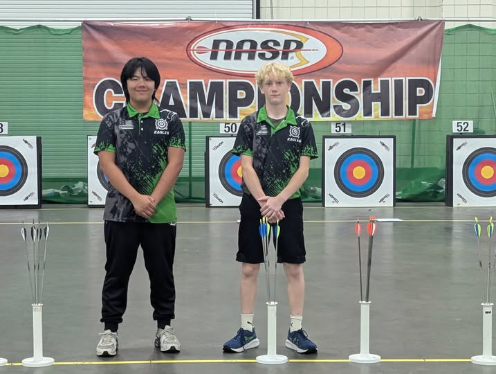 🏹 Bullseye! Congrats to Our Archery Standouts! 
🎯 Zander Yang (7th Grade)
Score: 277 | Tens: 11
Ranked 112th out of 681 Middle School Boys
 320th out of 1604 Boys

🎯 Eli Adams (8th Grade)
Score: 270 | Tens: 13
Ranked 174th out of 681 Middle School Boys
471st out of 1604 Boys