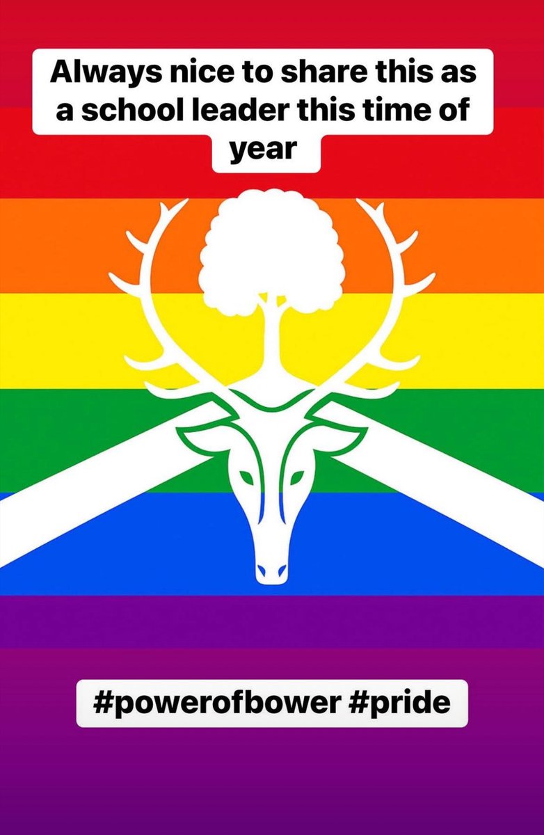 Always nice to share this as a school leader this time of year #inclusive #pride