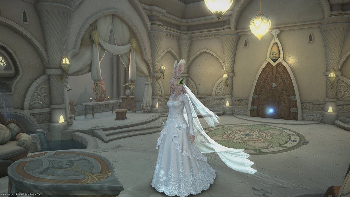 Lehua_ff14aloha's tweet photo. おっはよう.｡.:*♡
昨日は私の自己満ポストにたくさんの❤とRP、
いつも見ている相互さん達よりお祝いコメもいただき
嬉しかったです🫶✨ありがとうございました🤗
これからもよろしくです👍🩷

セレモニー前の控室でのSSを添えて🍀

#FF14 #ヴィエラ #エタバン #EternalBonding https://t.co/udPQwVy2a3