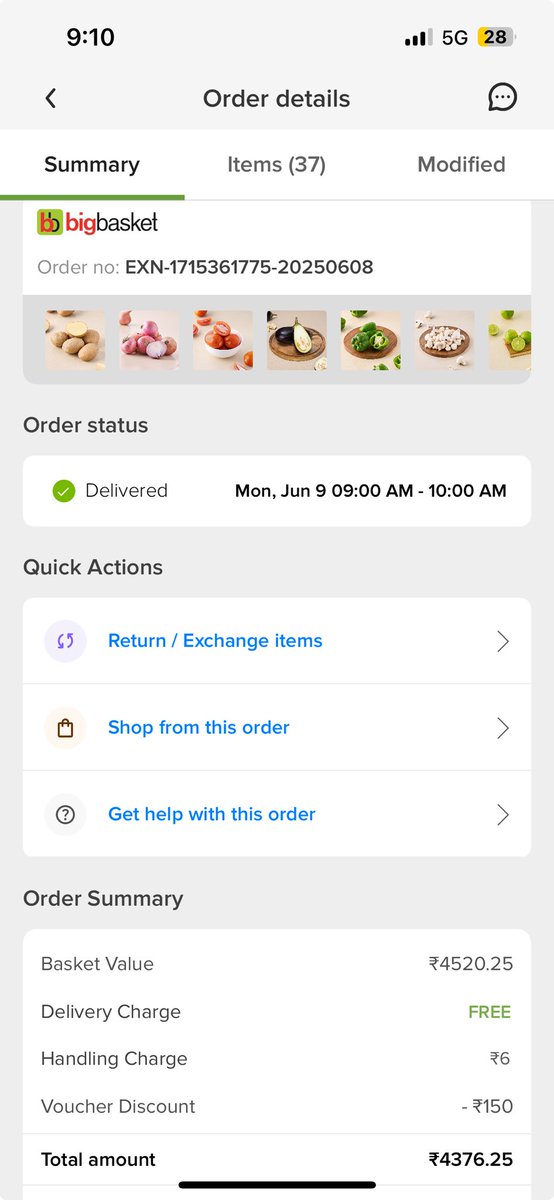 imanish_anand's tweet image. ⁦@bigbasket_com⁩ Stop duping people. Out of 4500 cart value, only goods worth 1500 delivered and your customer support sucks! I have explained the issue to 7 agents without any recourse!
Stop the fraud please!
#BigBasketFraud