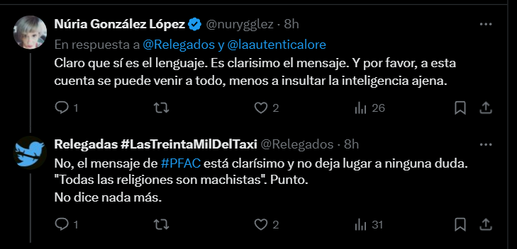 Hago un llamamiento a las  feministas radicales para que no alimenten una guerra que solo beneficia a quienes quieren dividirnos y debilitarnos.