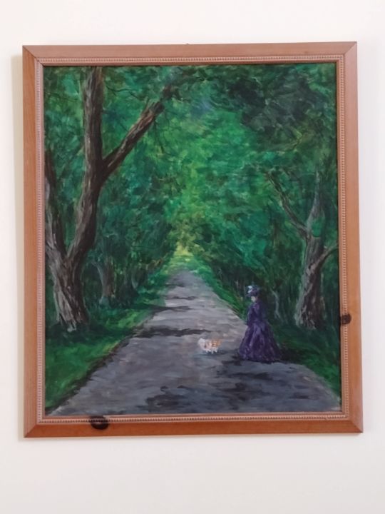 WangLOLHS's tweet photo. Art of the Day: "A tree lined path". Buy at: https://t.co/OIA6guzMRN https://t.co/ErMm3Qk3OV