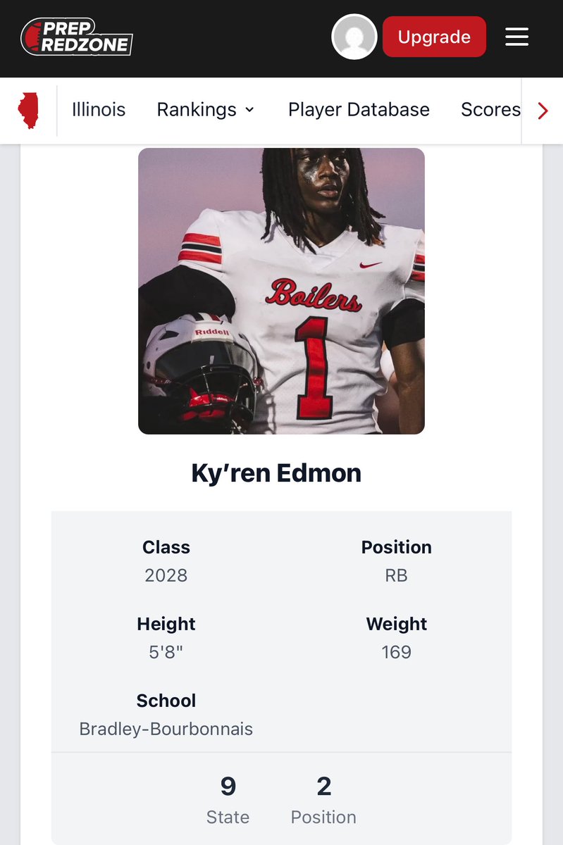 Ky’ren “GOATMAN” Edmon (@goatman815) on Twitter photo Appreciative and Blessed to be ranked #9 in the State of Illinois thanks <a href="/OJW_Scouting/">PrepRedzone Oliver</a> <a href="/PrepRedzoneIL/">Prep Redzone Illinois</a> 3 more years of fun LET’S GET IT‼️‼️ Appreciative and Blessed to be ranked #9 in the State of Illinois thanks <a href="/OJW_Scouting/">PrepRedzone Oliver</a> <a href="/PrepRedzoneIL/">Prep Redzone Illinois</a> 3 more years of fun LET’S GET IT‼️‼️