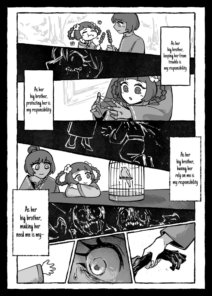 ================================
Just a random tale of a pair of siblings.
(1/3)
================================
*Own guessing and interpretation of Baochai's and Xue Pan's past is involved