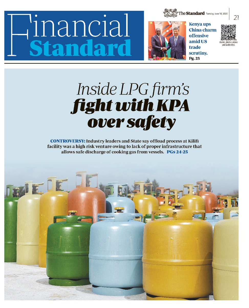 Tomorrow's Headline in the Standard Newspaper: Blood on their hands 

Stay informed with The Standard E-Paper delivered straight to your device anytime, anywhere. Get FULL ACCESS for just Sh7699 all year and SAVE over 45%! Download the app:
bit.ly/TheStandardDig…