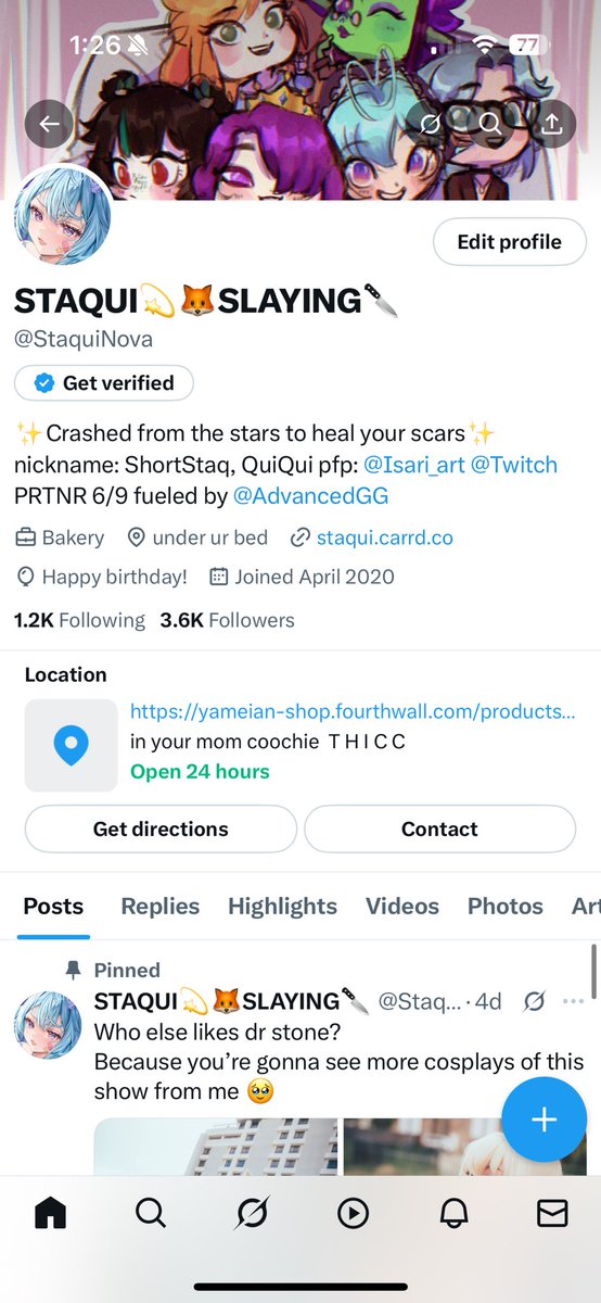 STAQUI💫🦊 🔜 ANIME LA tweet media