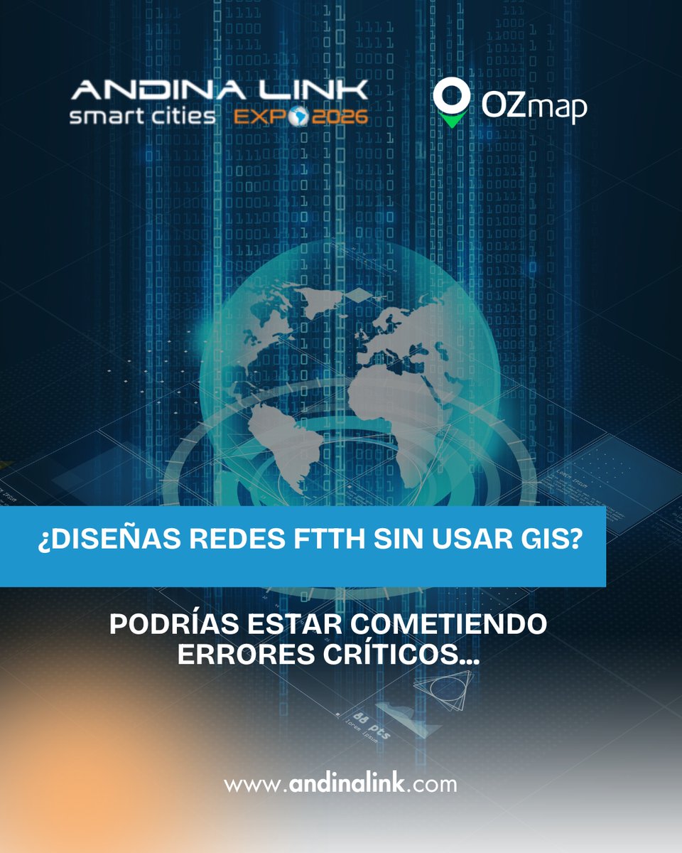 🔍 ¿Sabes cómo se diseñan las redes FTTH desbalanceadas en sistemas GIS? 

✅ ¡Inscríbete gratis y lleva tu red al siguiente nivel!
🔗 event.webinarjam.com/register/168/l…
