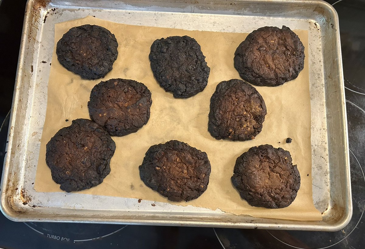 madi_h_'s tweet image. “Alright just gotta throw the cookies in the oven, take out the trash, oh you wanna go outside? Ok put your boots on that’s fine. Alright babies let’s go water the plants while we’re out there! And grandma brought a splash pad let’s set that up!! Am I forgetting something?”
“OH”