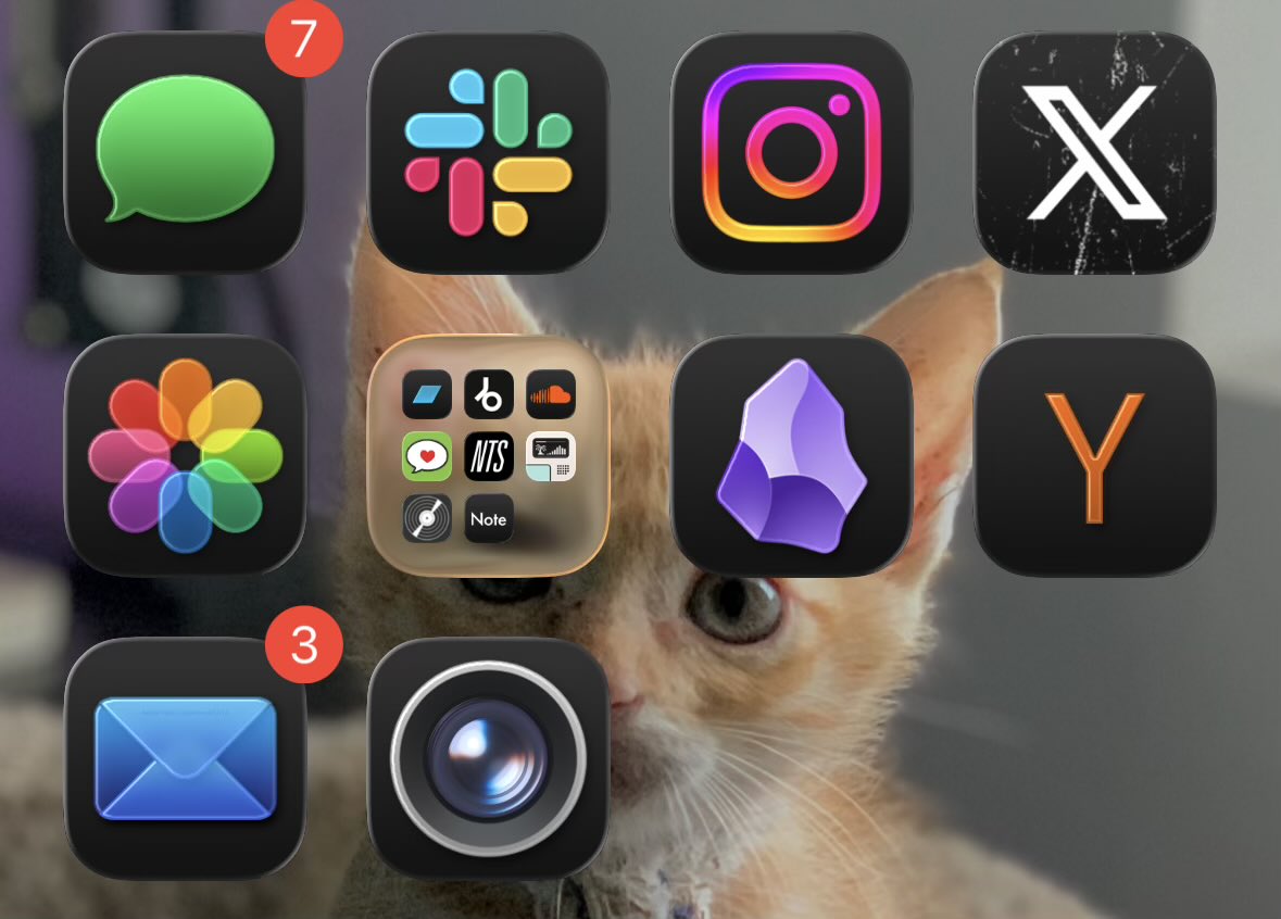 App icons that support iOS 18’s dark mode automatically get some of that liquid glass goodness.