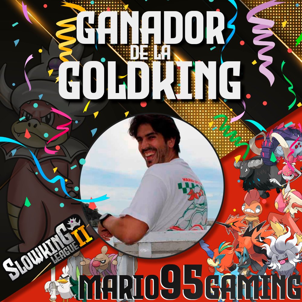 Slowking League II (@vyerusevents) on Twitter photo 👑 SLOWKING LEAGUE II 👑
🟡 GOLDKING 🟡
🥇 <a href="/mario95gaming/">Mario95Gaming</a>
El Team Lucha se proclama ganador de la SLOWKING LEAGUE II. Enhorabuena por la temporada y por la GRAN VICTORIA Mario!!! 👑 SLOWKING LEAGUE II 👑
🟡 GOLDKING 🟡
🥇 <a href="/mario95gaming/">Mario95Gaming</a>
El Team Lucha se proclama ganador de la SLOWKING LEAGUE II. Enhorabuena por la temporada y por la GRAN VICTORIA Mario!!!