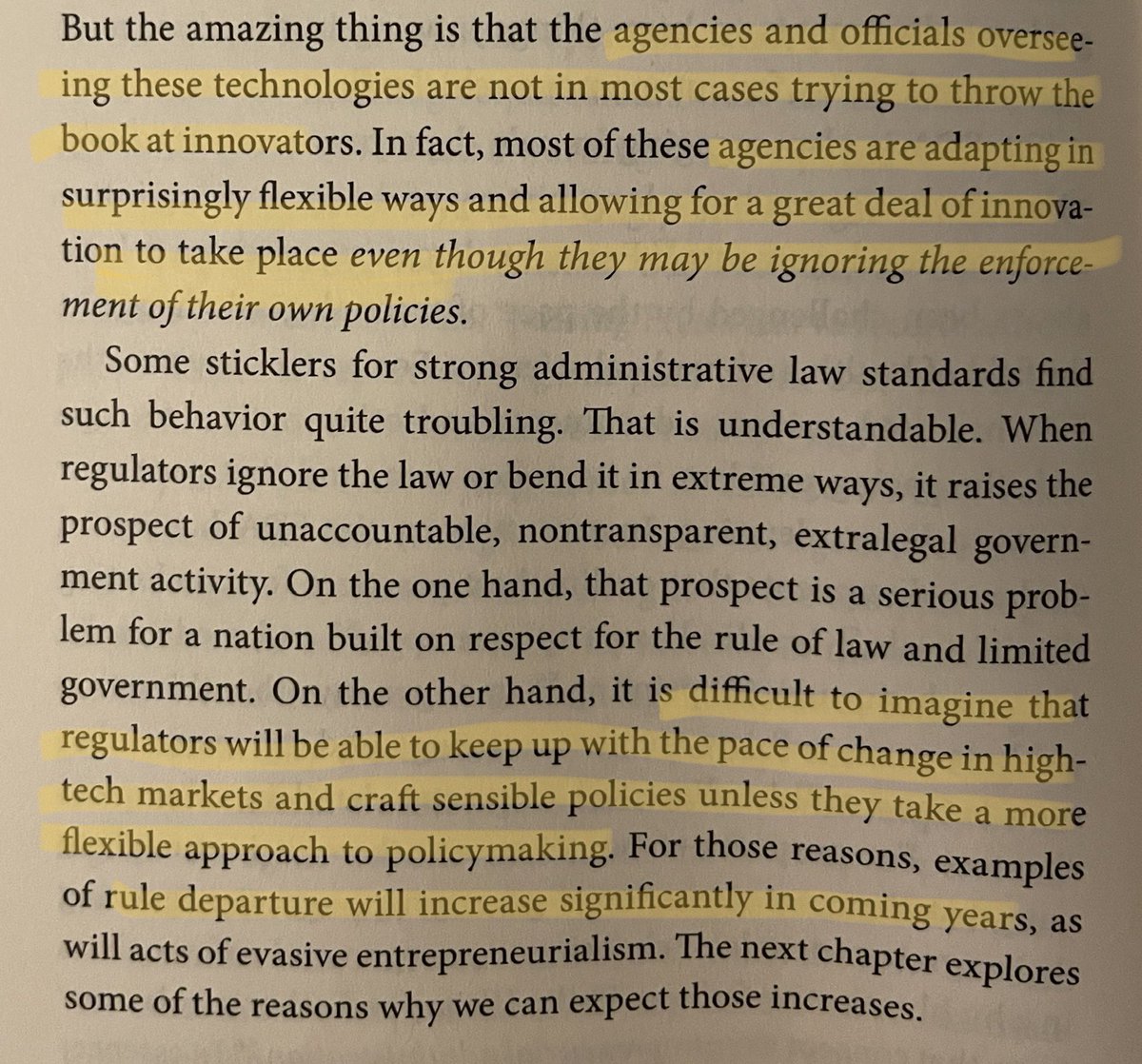 theogonella.eth (@theogonella) on Twitter photo Today is a good day.
This reminded me of ‘Evasive Entrepreneurs’ by <a href="/AdamThierer/">Adam Thierer</a>—see the attached excerpt. Today is a good day.
This reminded me of ‘Evasive Entrepreneurs’ by <a href="/AdamThierer/">Adam Thierer</a>—see the attached excerpt.
