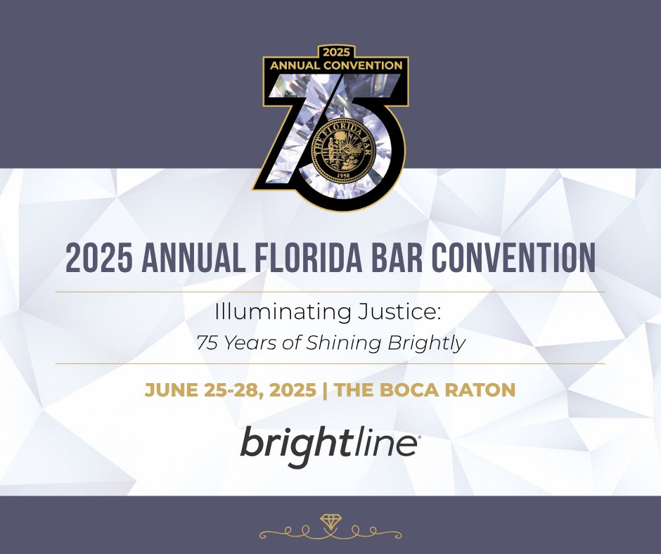 Will we see you at Annual Convention this year? 👀 We've got some exciting events, including the Orseck Moot Court Competition, our Law School Dean's Summit, our BOG meeting, and OF COURSE the Past President's Reception! 💃🕺✨ FloridaBar.org/AnnualConventi…