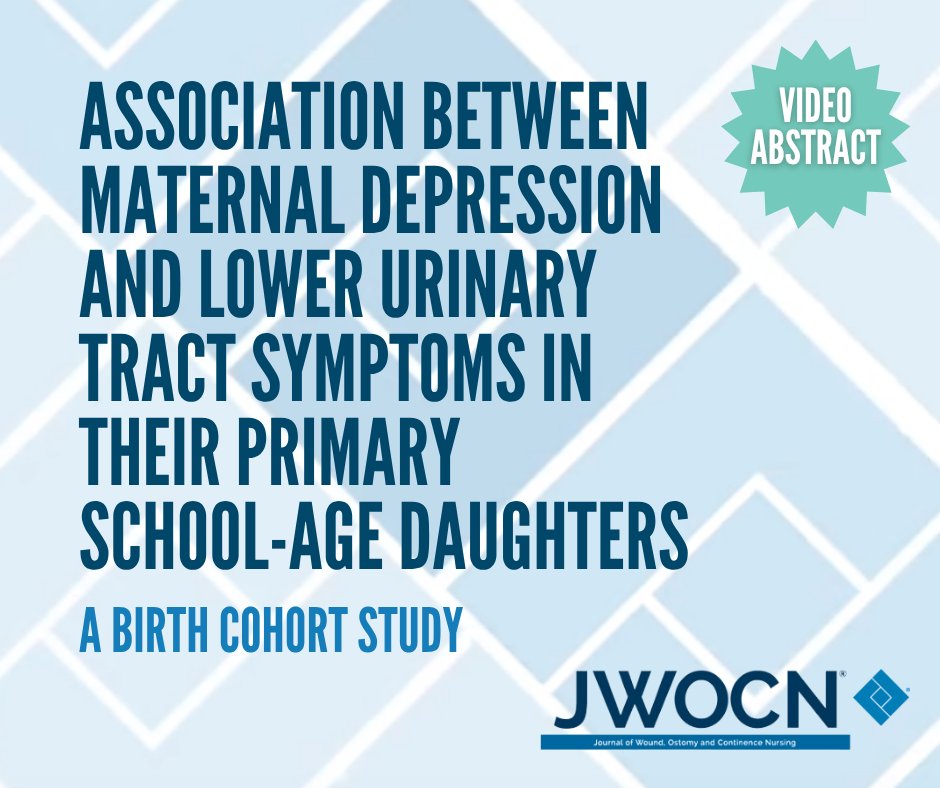 Explore the association between maternal depression and lower urinary tract symptoms in their primary school-age daughters—a compelling birth cohort study featured in JWOCN: hubs.la/Q03rmx-z0