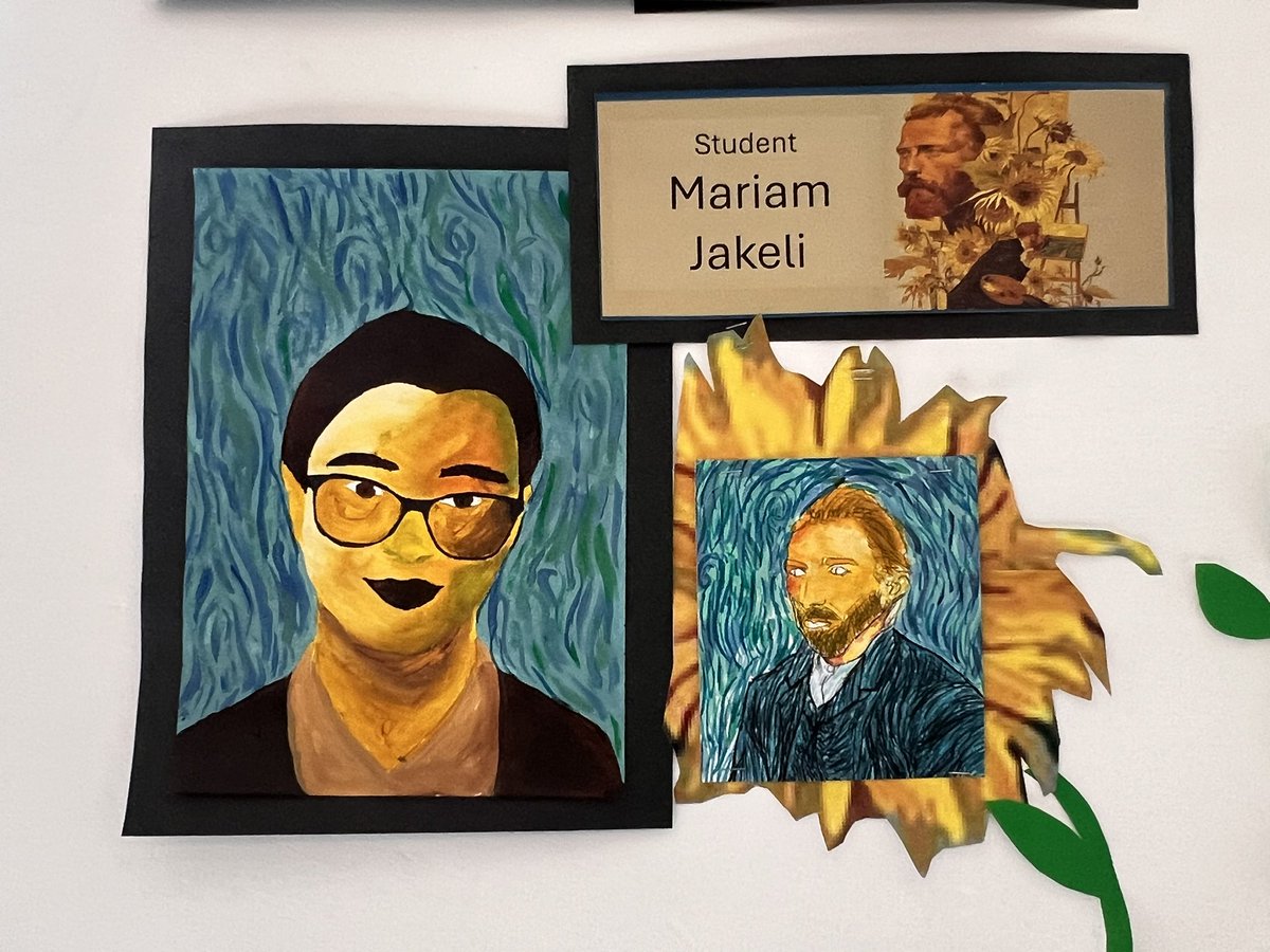 Taaeba Ali (@taaebaa) on Twitter photo Our Year 7 self portraits <a href="/DixonsMA/">Dixons McMillan Academy</a> painted in the style of Van Gogh by our talented students who used all their formal elements to create such masterpieces. #vangogh #artwork Our Year 7 self portraits <a href="/DixonsMA/">Dixons McMillan Academy</a> painted in the style of Van Gogh by our talented students who used all their formal elements to create such masterpieces. #vangogh #artwork