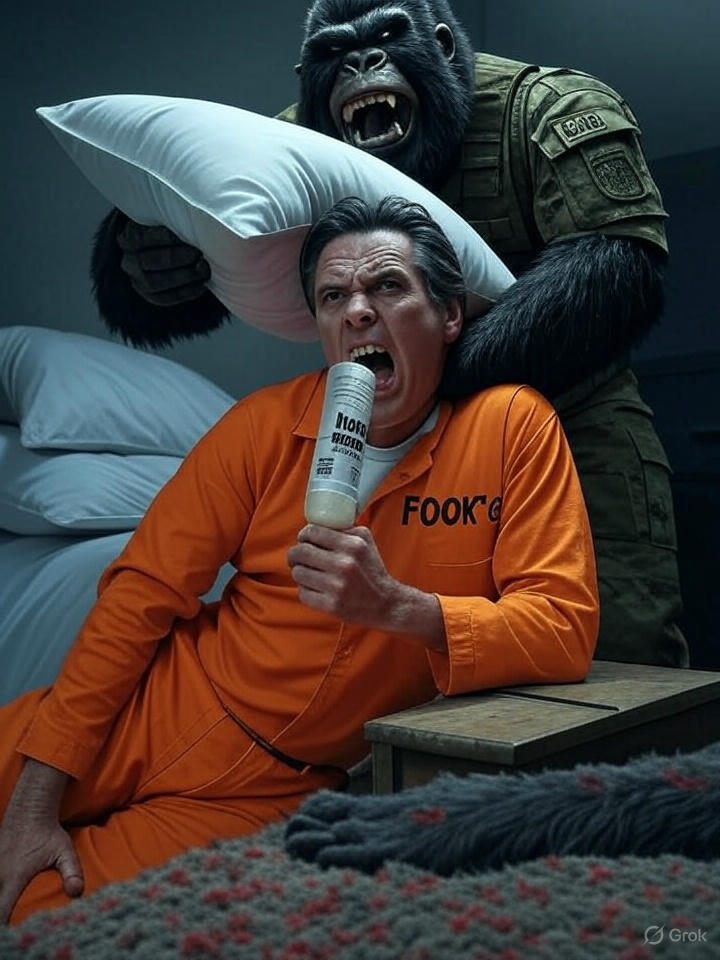 SpackRep06's tweet photo. @DonaldJTrumpJr
@PapiTrumpo
@realDonaldTrump
A.P.E.S. 💪🏼🦍👍🏼recommend starting a https://t.co/Xs7hTjwSP8 from your supporters for some Q-uality "GITMO Grease" during the current shortages due to the high demands...will help make the DOGE days of summer a little moar bearable over the coming months. That's America First MAGA compassion you can believe in🇺🇸🫡👍🏼